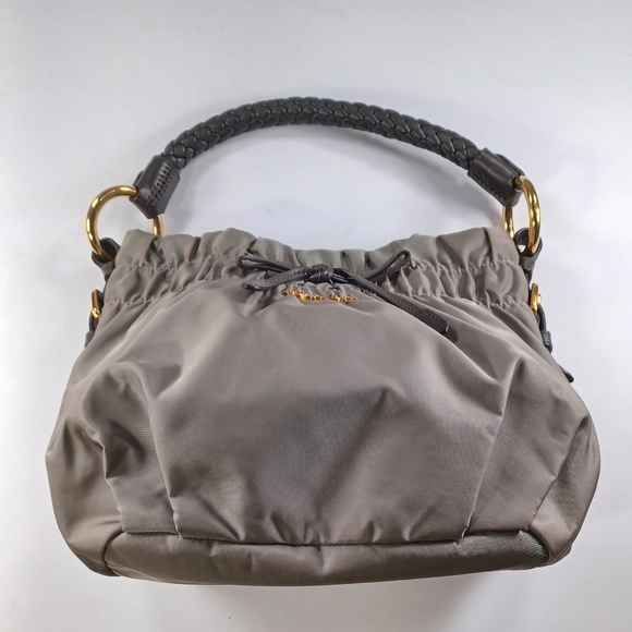 Prada Gray/KHAKI Nylon Full set bag - Picture 14 of 16
